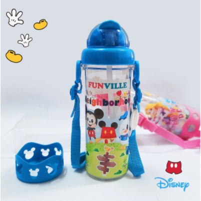 ORIGINAL DISNEY Botol minum sedotan Mickey Mouse/princess 500ml WD4247