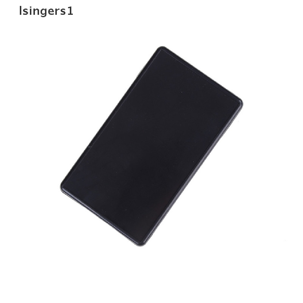 (lsingers1) Kotak Case Proyek Elektronik Bahan Plastik Warna Hitam Ukuran 85x50 X 21mm