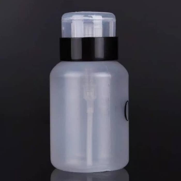 Botol aceton pump makeup remover / botol makeup remover botol pump 200 ml botol pump
