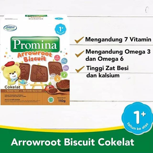 PROMINA ARROWROOT BISCUIT / BISCUIT / CEMILAN BAYI / MAKANAN BAYI