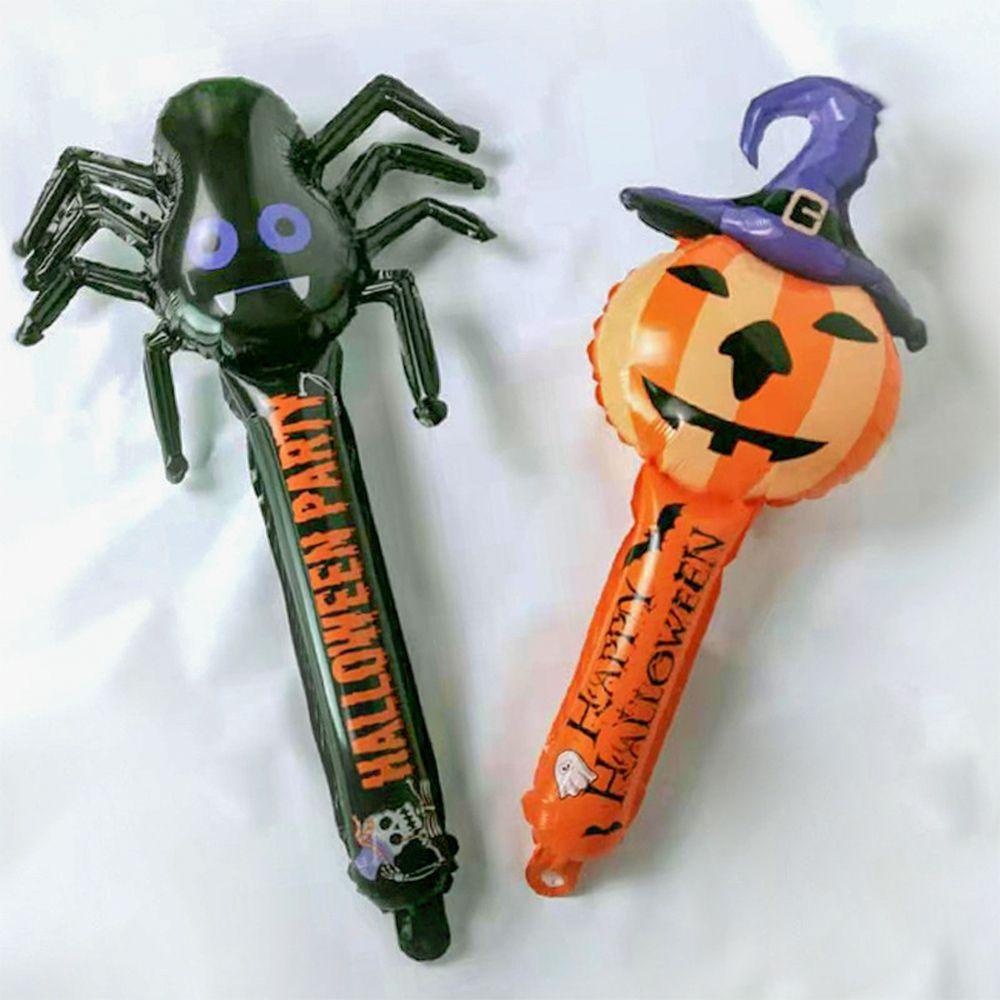 Solighter 5 Pcs Halloween Dekorasi Balon Handheld Halloween Supply Tongkat Batang Ornamen Rumah