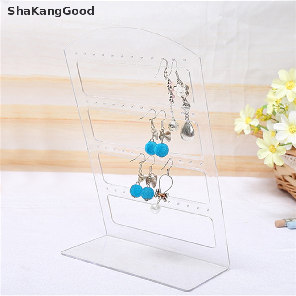 Stand Holder Display Perhiasan Anting Bentuk L