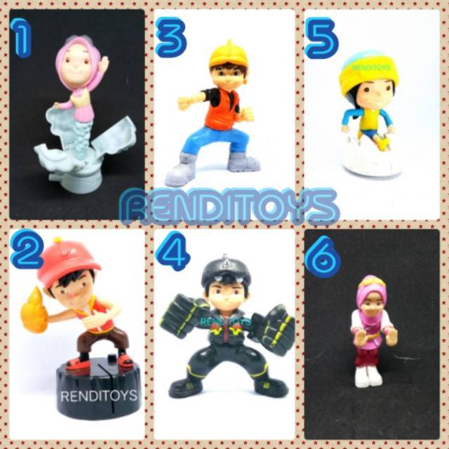 Boboiboy Action Figure Original KFC Termurah Action Figure Boiboiboy | MAINAN HAPPY MEAL