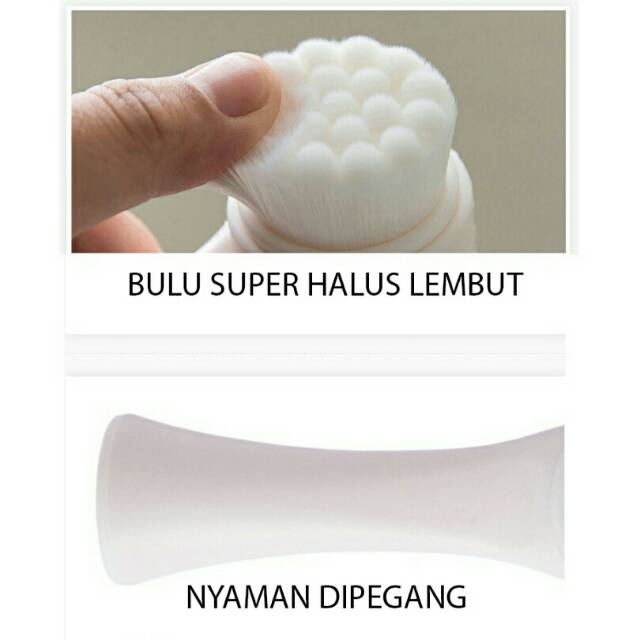 SIKAT PEMBERSIH WAJAH FACIAL CLEANSING BRUSH 3D SILICONE