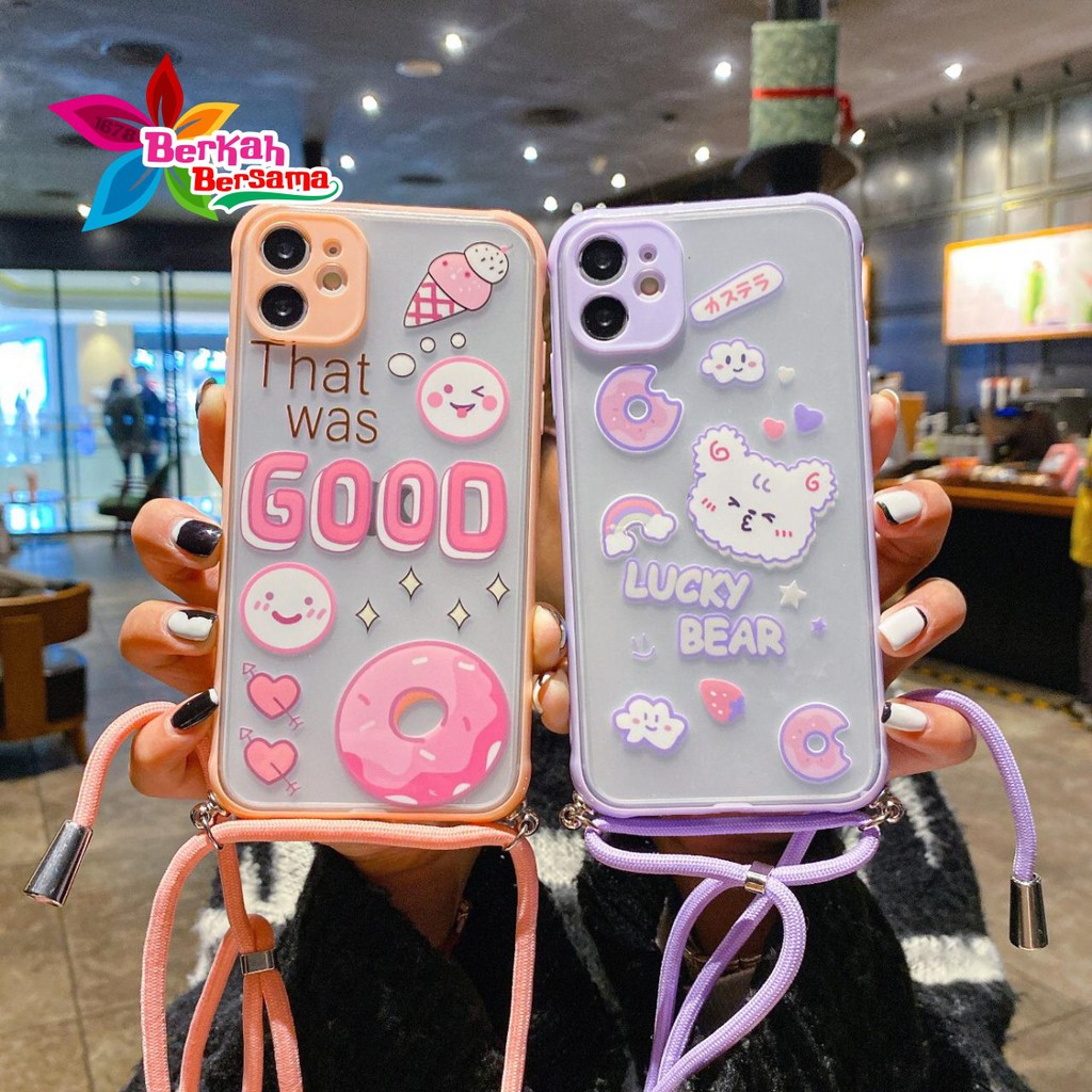 SS181 CASE SLINGCASE TALI LANYARD OPPO A9 A5 2020 A31 A8 A52 A92 A53 A33 RENO 4 4F A15 A1K BB4761