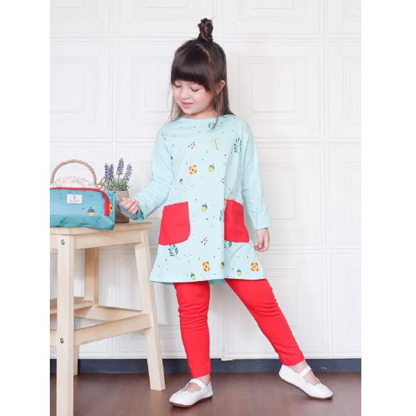 Afsheenastore TRILLOON - FLORA TUNIK SET | ready size 2 4 8 10 Th