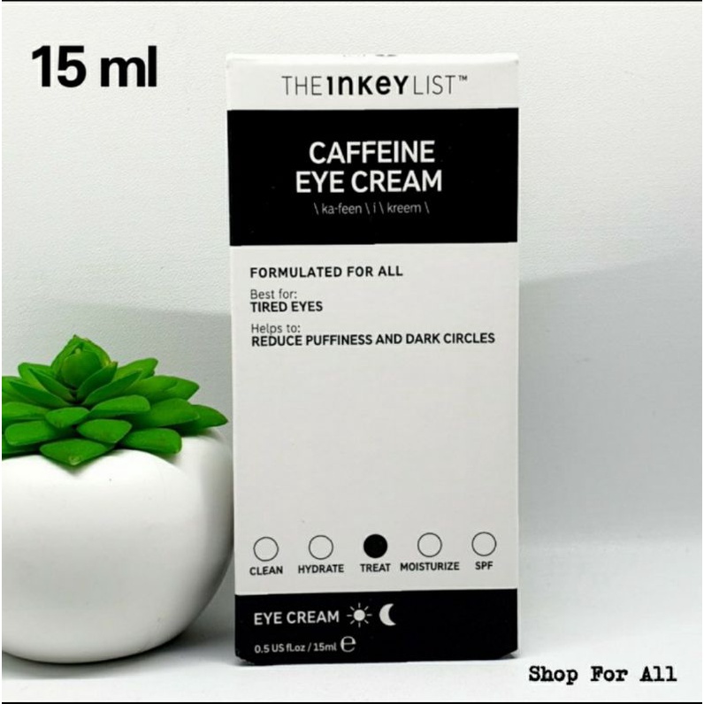 THE INKEY LIST Caffeine Eye Cream 15ml / 15 ml