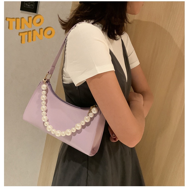 CJWB-6064 TINO TINO Tas Wanita-6064 Handbag Model Korea Terbaru Dengan Motif Mutiara