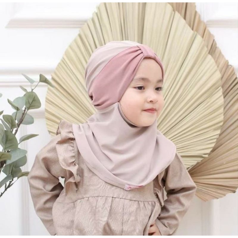 Jilbab Anak salma viola kerudung polos bayi