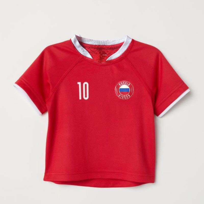 Kaos Bola Anak Rusia | Rusia Football Jersey
