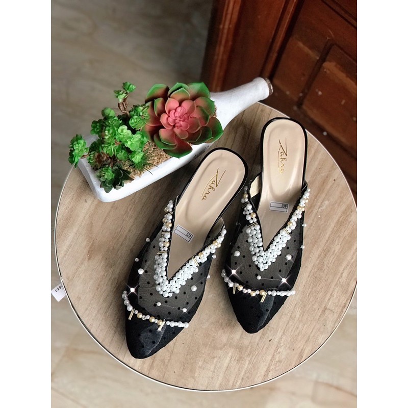 Termurah!!!! COD sendal hak payet 5cm mewah best seller/ sepatu pengantin / sepatu brukat / sepatu payet / wedding shoes / sandal pesta