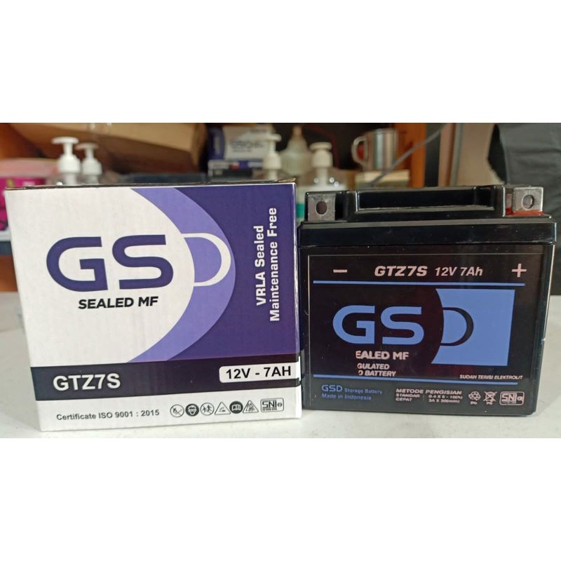 AKI 12V 7AH CB150R VARIO 125/150 SATRIA FU