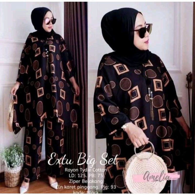 Setelan Waka / One Set Kekinian / Setelan Baju Wanita Wakawaka