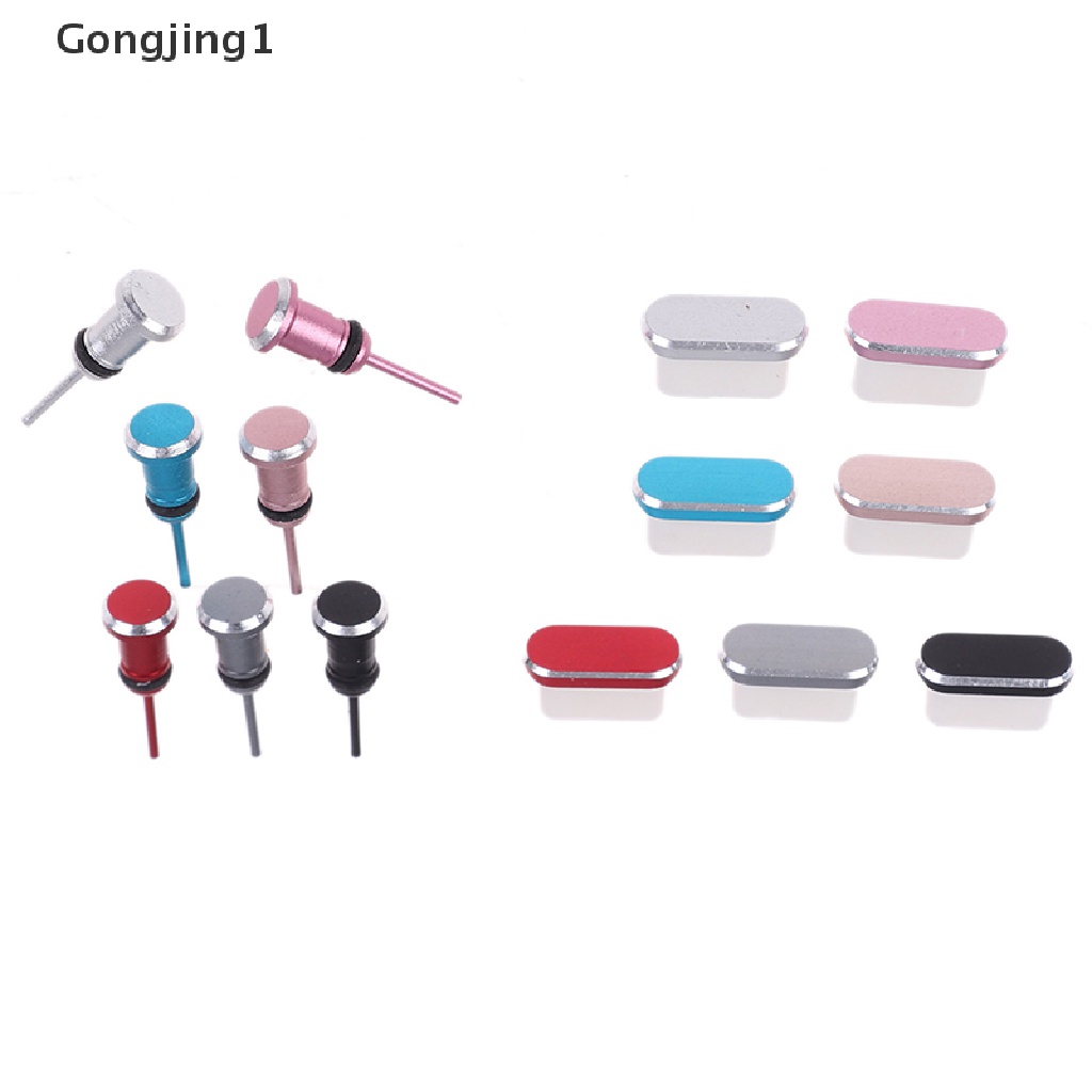 Gongjing1 Port Charger USB Tipe-C 3.5mm Anti Debu Untuk Samsung Huawei