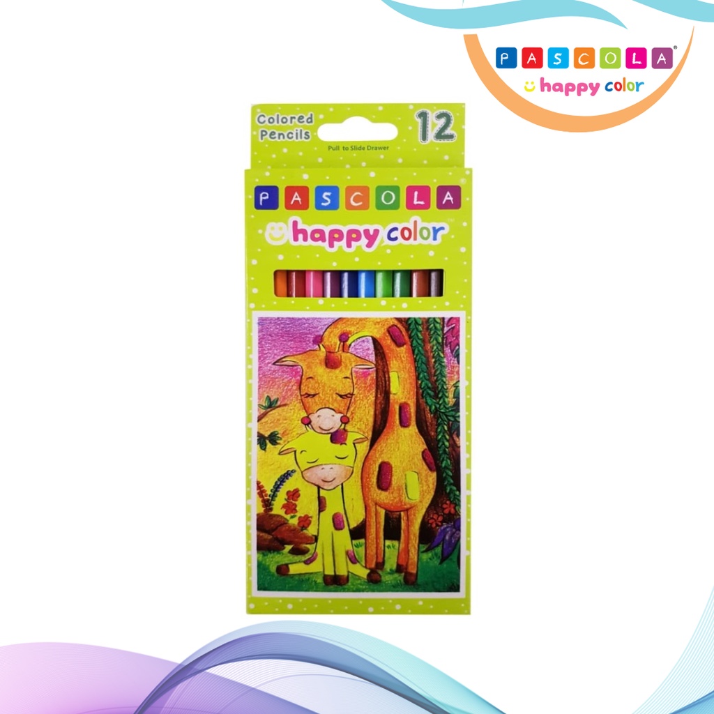 

COLOR PENCIL / PENSIL WARNA PANJANG PASCOLA 12 W