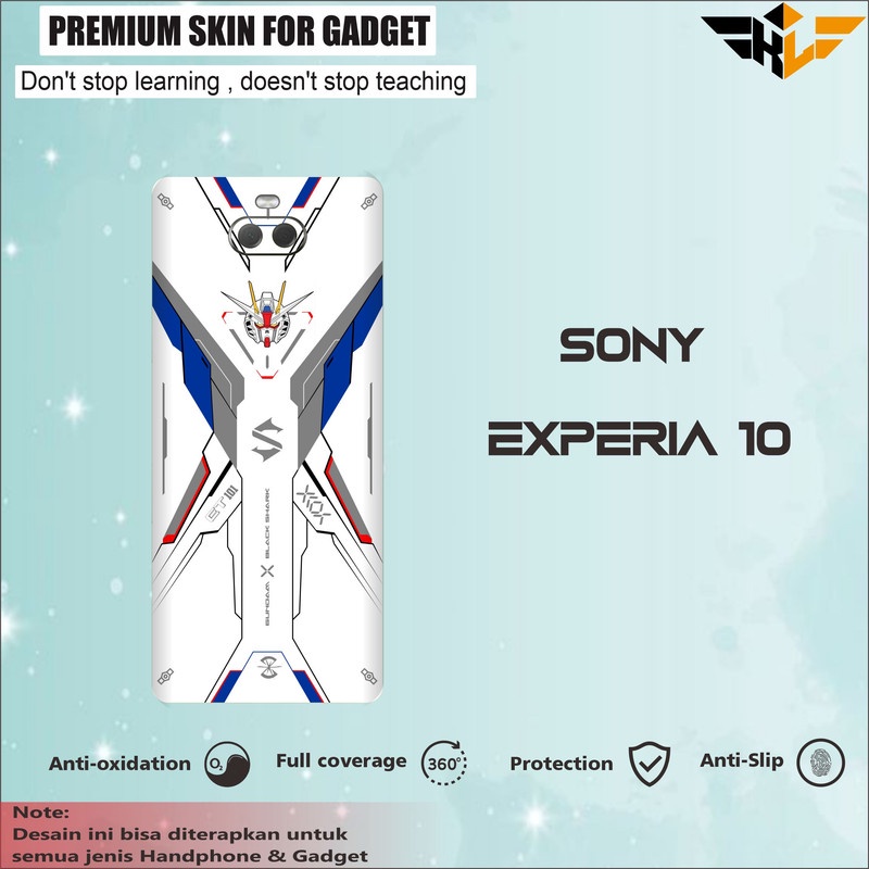 GARSKIN HANDPHONE SONY EXPERIA 10 WHITE (2PCS)