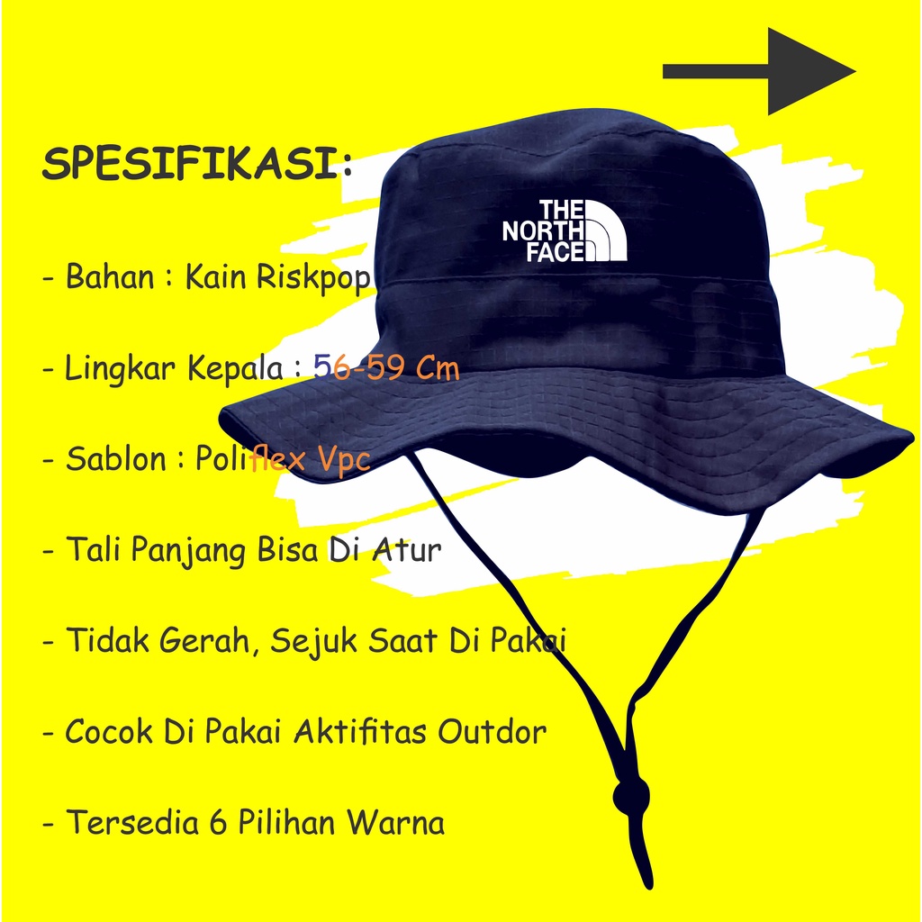 Topi Rimba Outdor Camping Gunung Mendaki Pria Wanita / Topi Tactical Adventure