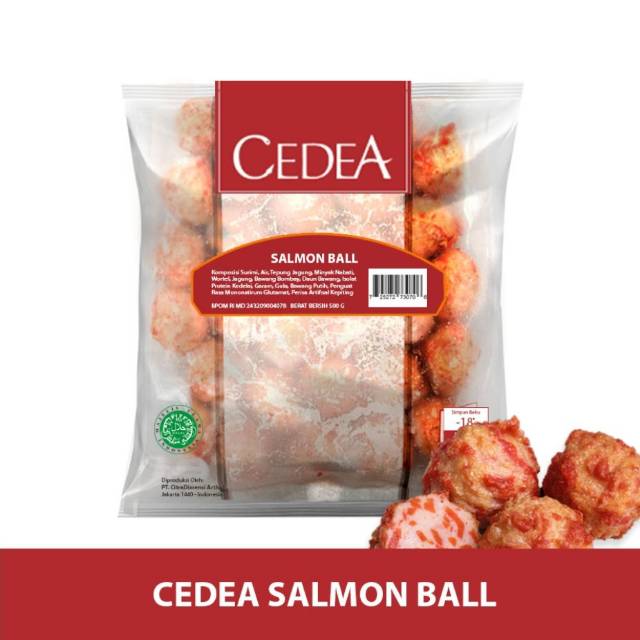 Cedea Bakso Salmon / Salmon Ball 500 gram