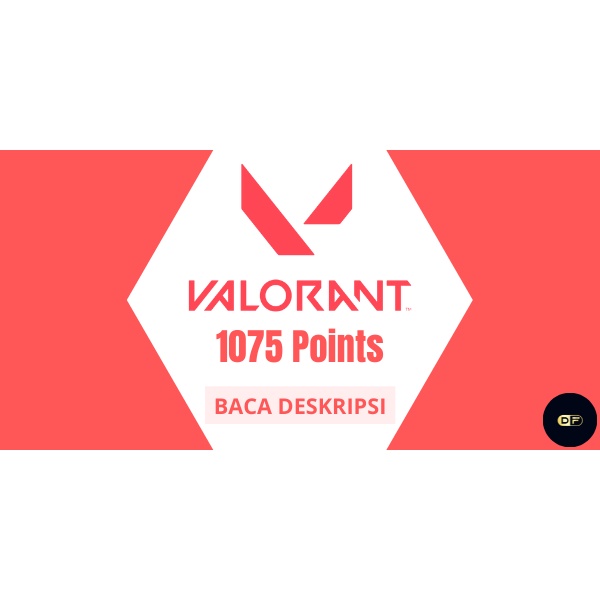 Topup Valorant Points 1075