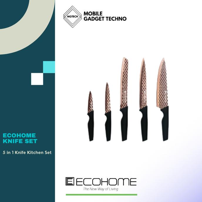 

Ecohome Knife Cook Kitchen Knives Blades Set Pisau Potong Dapur 5 Pcs E34Cgpjc3V