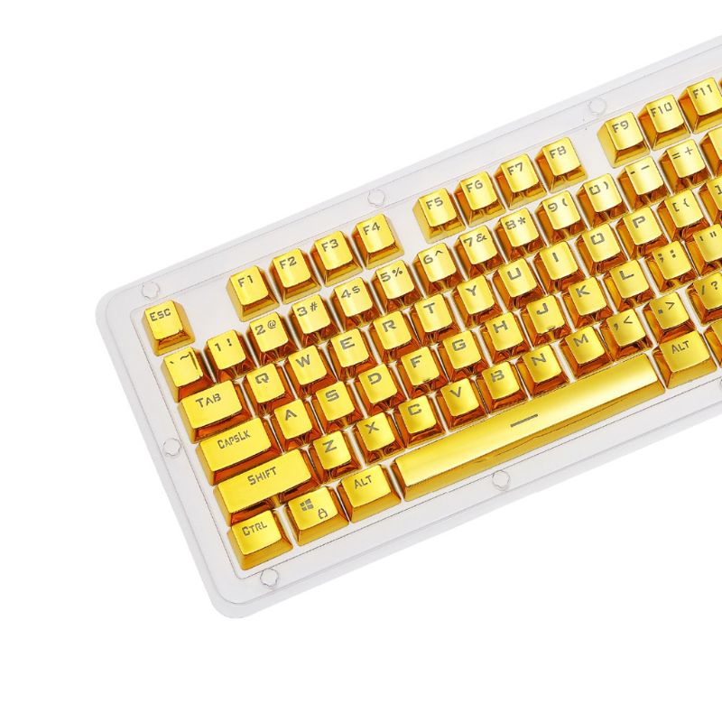 Vivi Keyboard Mekanik 104 Tombol Pbt Lapis Metal Untuk Cherry Mx