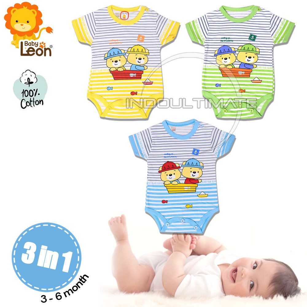 Baju kaos jumsuit jumper bayi newborn anak laki laki perempuan / pakaian bayi BC-01-2 motif RANDOM