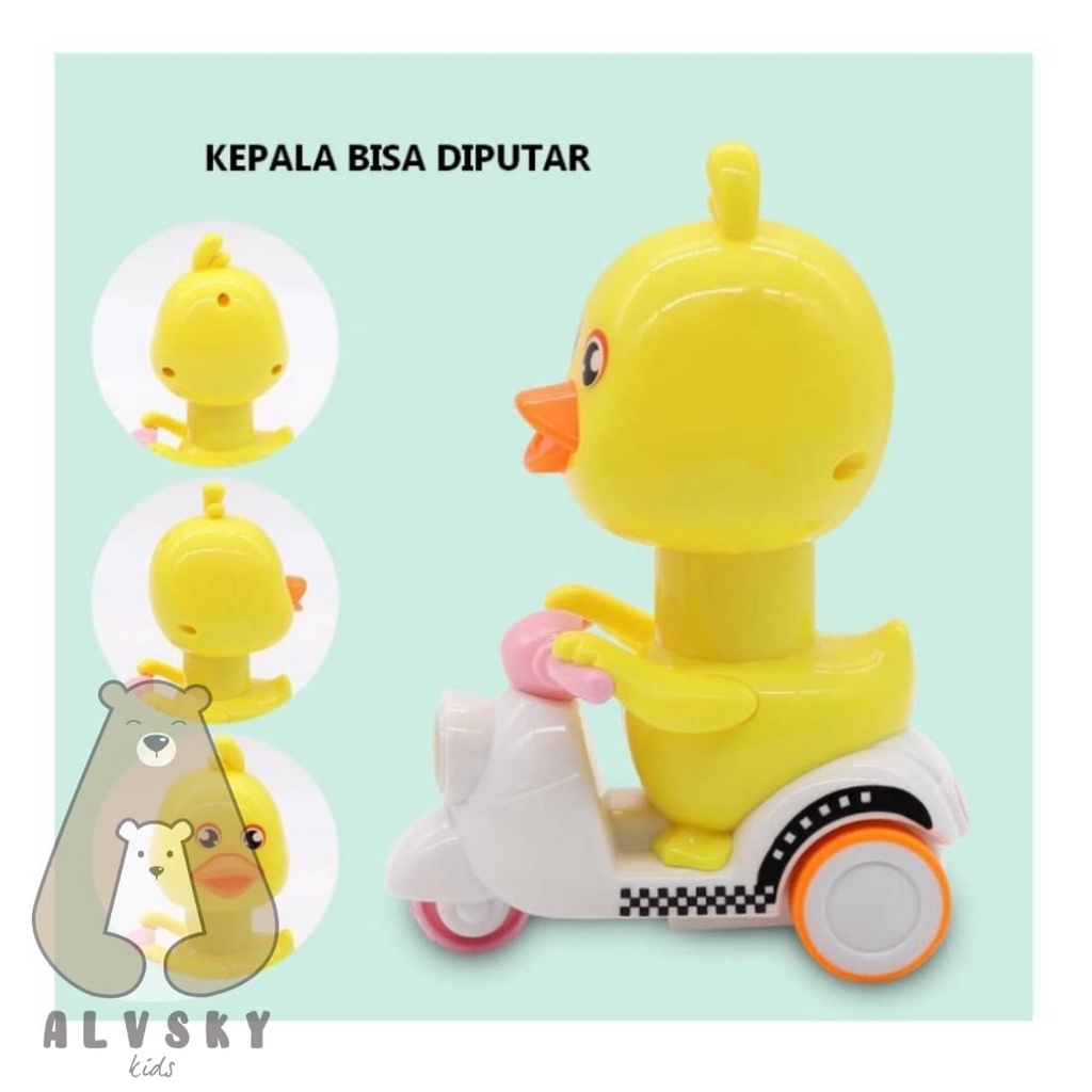 MAINAN MOBIL MOTOR BEBEK MAINAN BAYI MOBIL DORONG / MAINAN ANAK BEBEK SEPEDA MOTOR VESPA TINGGAL TEKAN DAN MELUNCUR