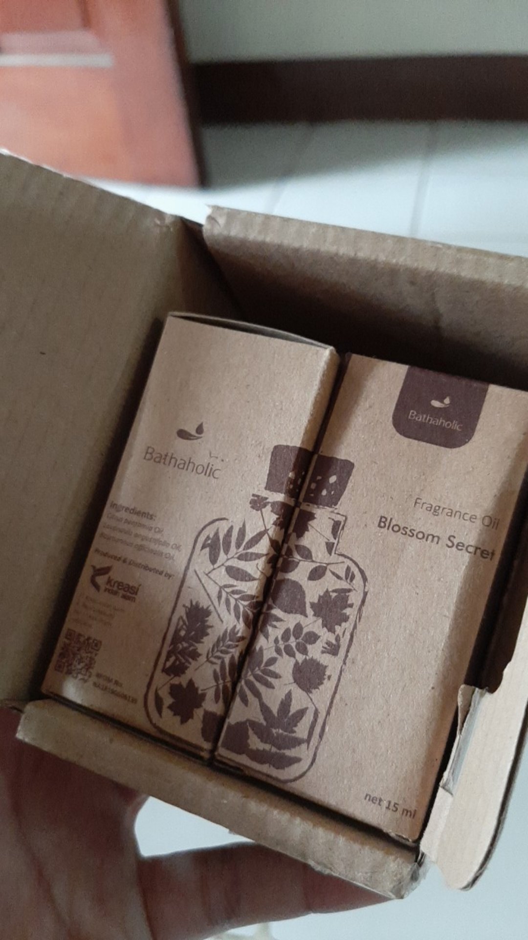 Bathaholic Blossom Secret Oil Aromatherapy 15ml Bathaholic