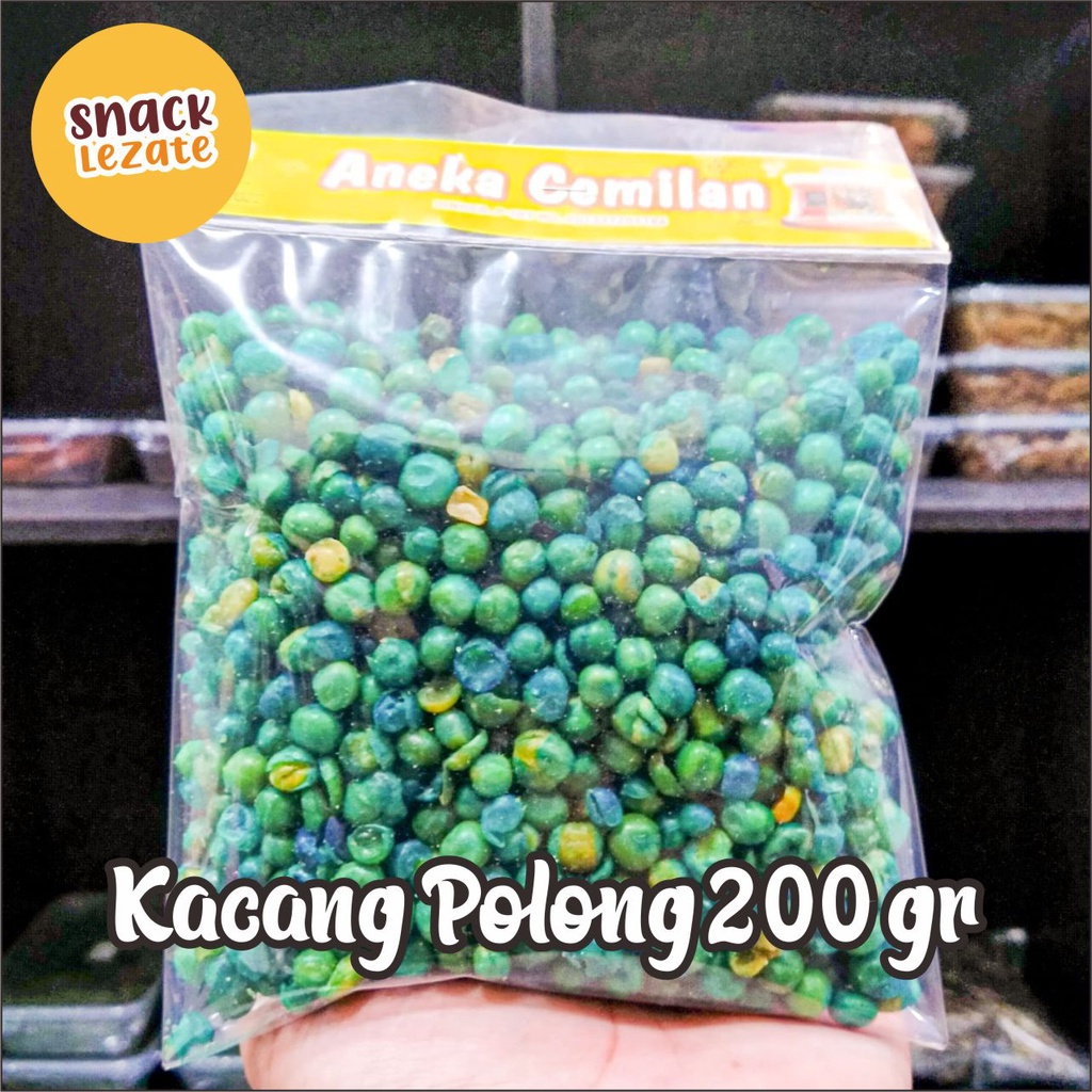 

Sedap Snack - Kacang Polong Hijau 200gr Gurih Asin / Kacang Kiloan / Kacang Polong Dua Kelinci