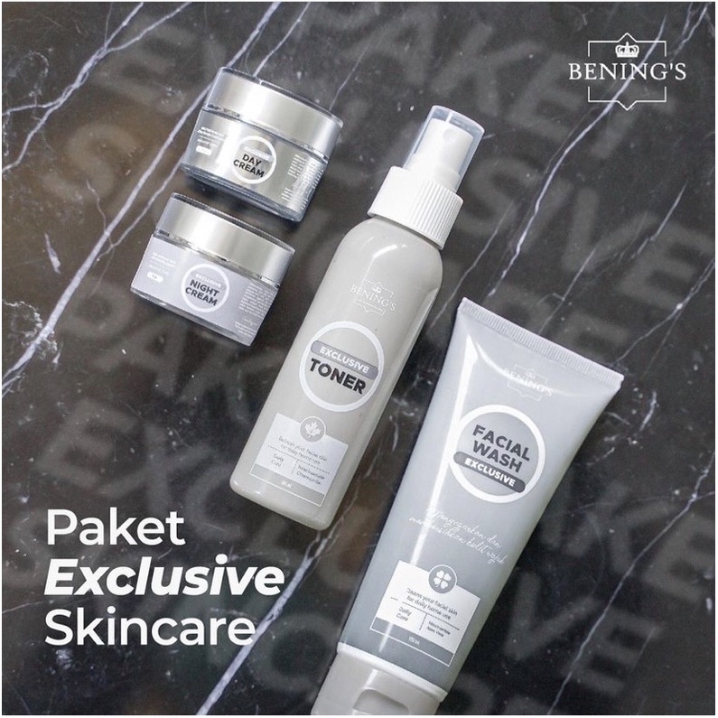 Benings Indonesia Paket Exclusive Skincare untuk Flek Hitam Anti Aging