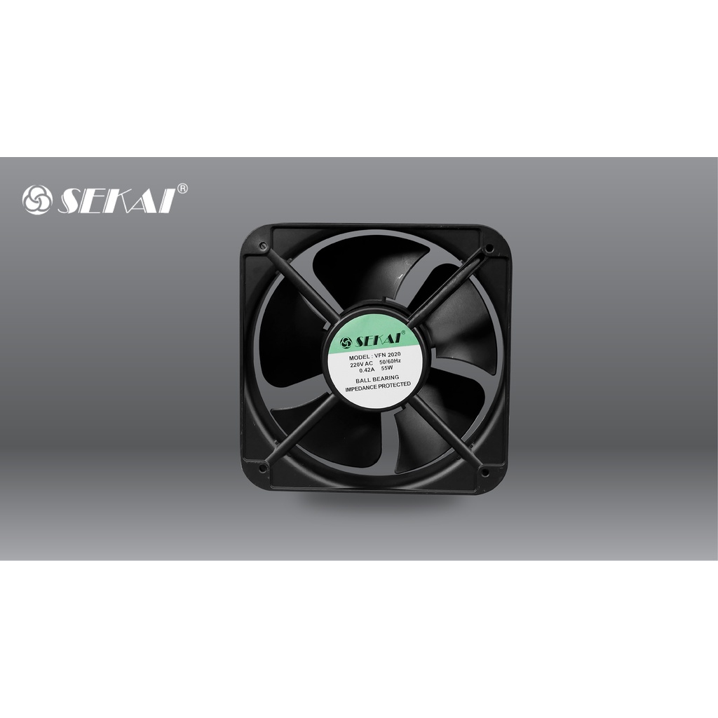 Sekai Kipas Angin Partisi Pendingin Panel Cooling Fan 20cm / Kipas pendingan Komputer/CPU VFN 2020