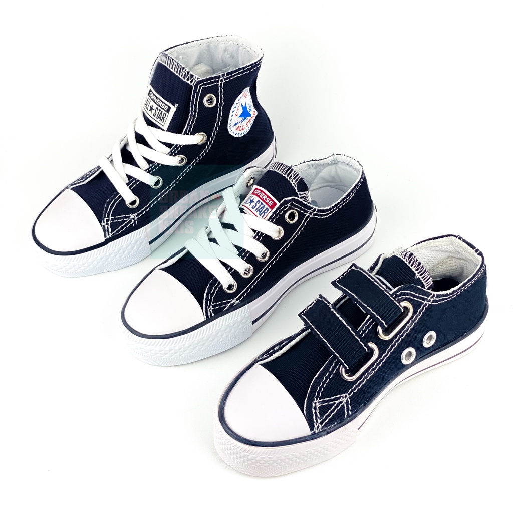 SEPATU ANAK CONVERSE ALL STAR BLACK 18-35 UNISEX USIA TK SD SEKOLAH