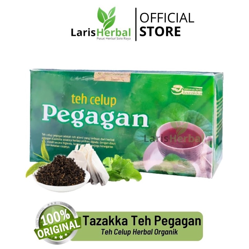 

ORIGINAL TAZAKKA Teh Pegagan Isi 20Kantong