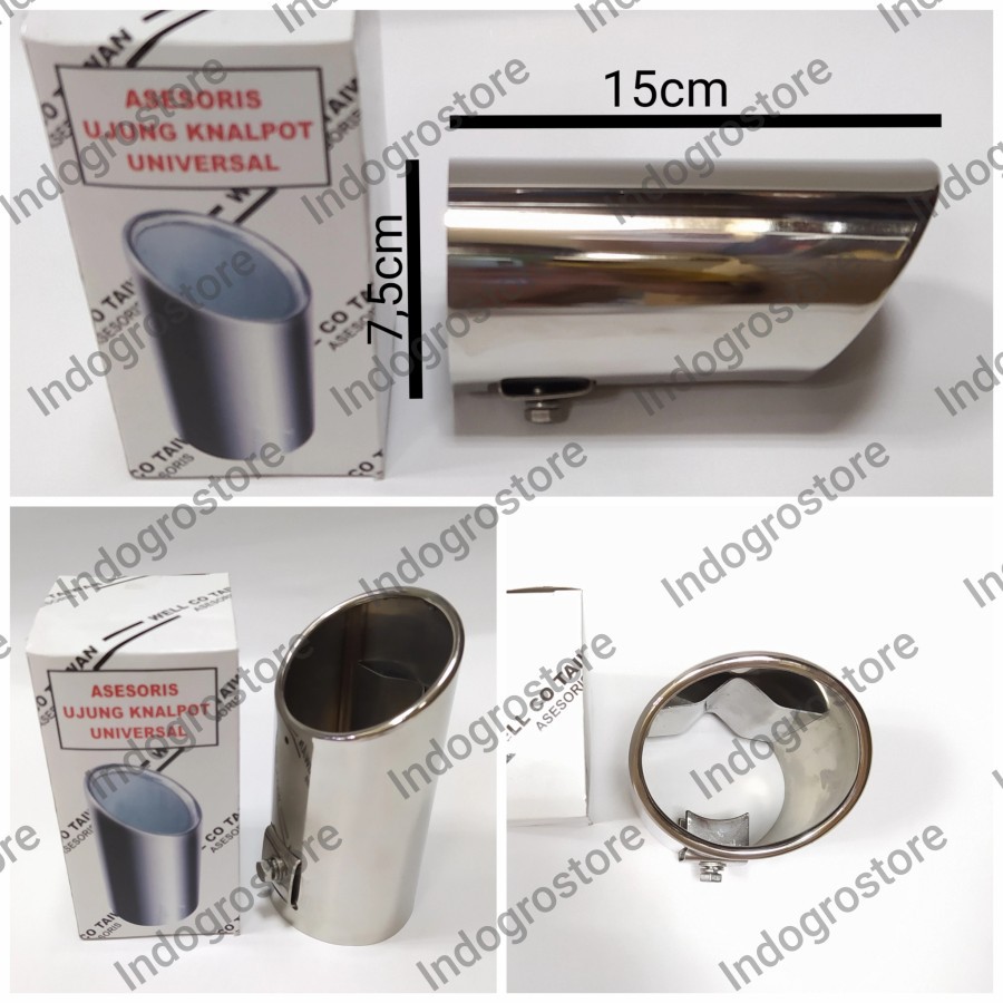 Muffler Buntut Ujung Knalpot Mobil Honda Freed Mobilio BRV HRV Accord City Civic Odyssey