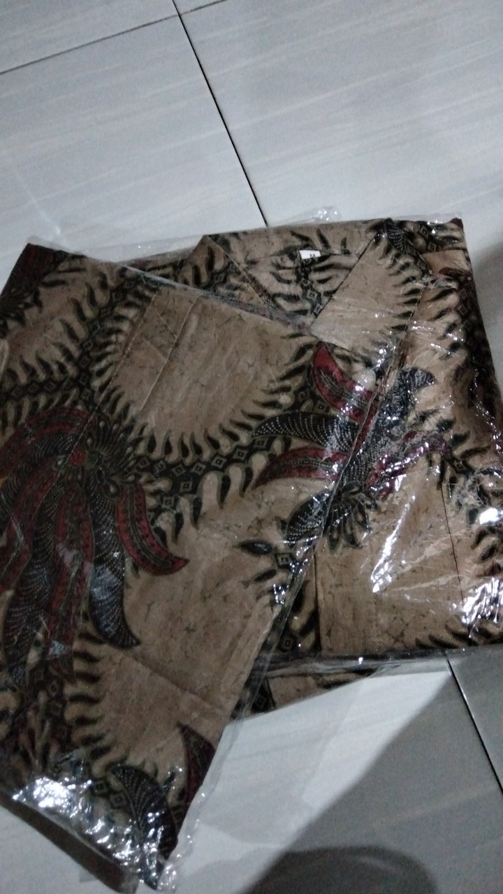 New Arrival Distro Batik Pria Bordir Sogan Hrb026 Batikaf Notoarto Batik Ipnu-ippnu Hem Pria  Bw 113