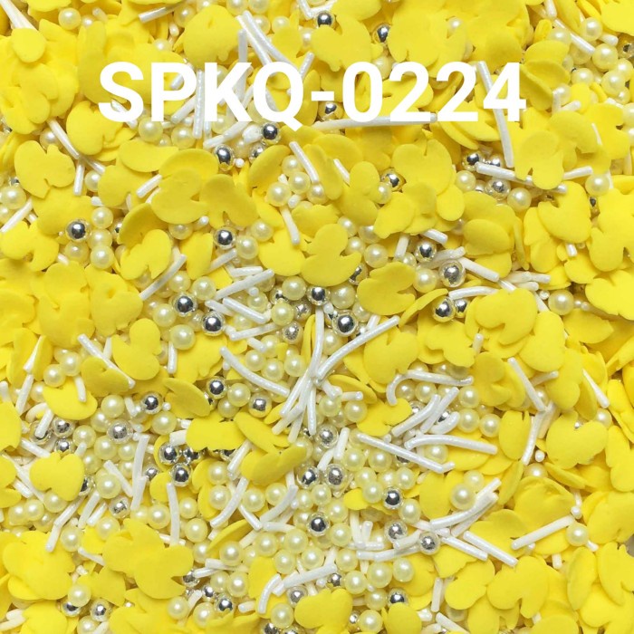 

SPKQ-0224 SPRINKLES SPRINKLE SPRINKEL 250GR MUTIARA MIX BEBEK KUNING EKSKLUSIF