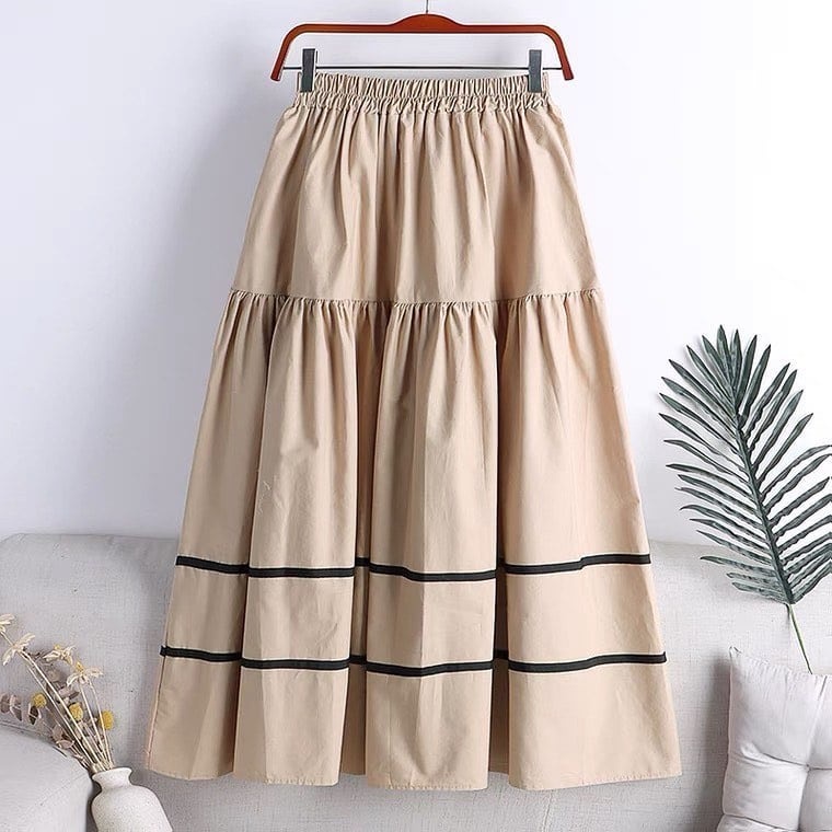 ROK WANITA ALIGATA SKIRT BAHAN LINEN ROK POLOS PANJANG / ROK WANITA KOREAN STYLE / BAHAWAN KEKINIAN / FASHION MUSLIM WANITA / SKIRT WANITA KOREAN STYLE MUSLIM