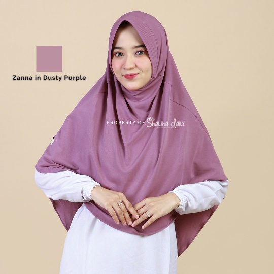 ShalihaFactory - Jilbab Hijab Bergo Instan Pet Anti Tembem Menutup Dada | Zanna Hijab Instan