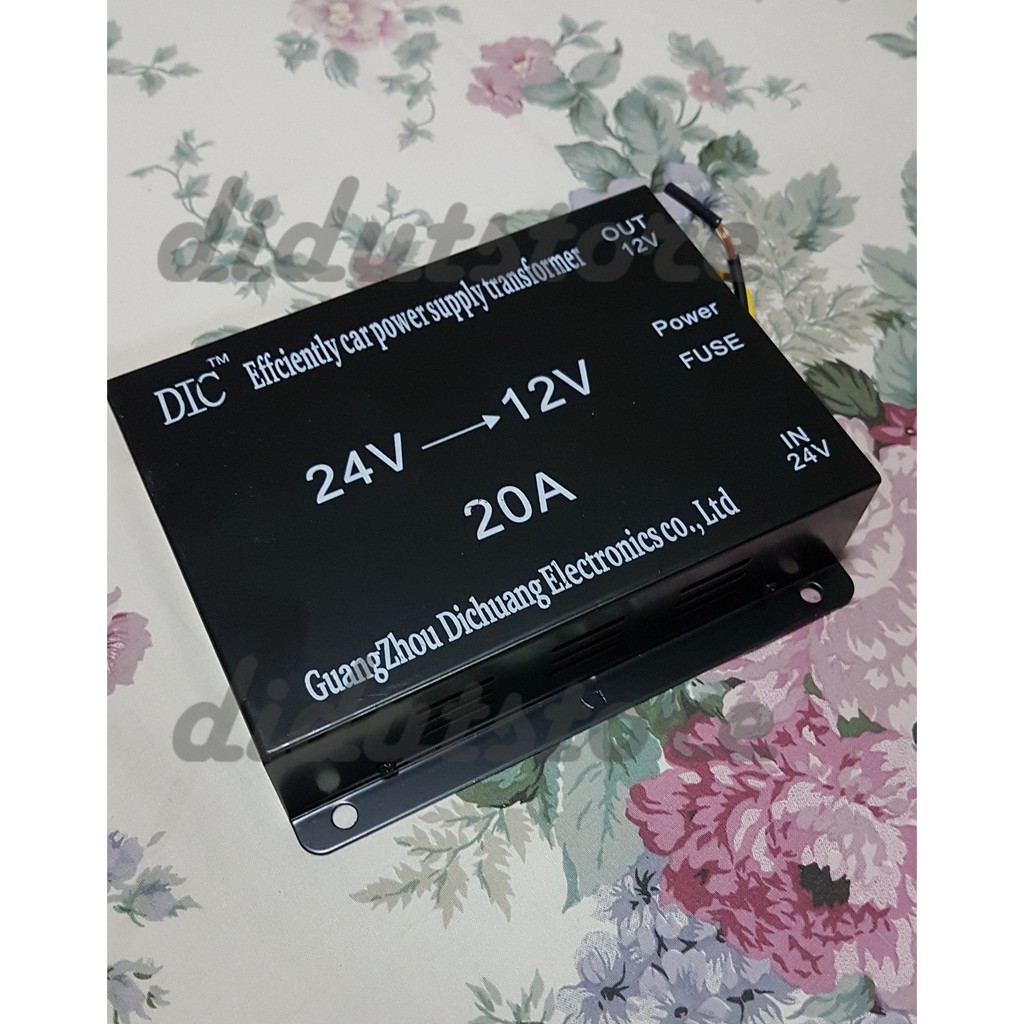 Jual DC Converter/Step Down 24V Ke 12V (20 Ampere) | Shopee Indonesia