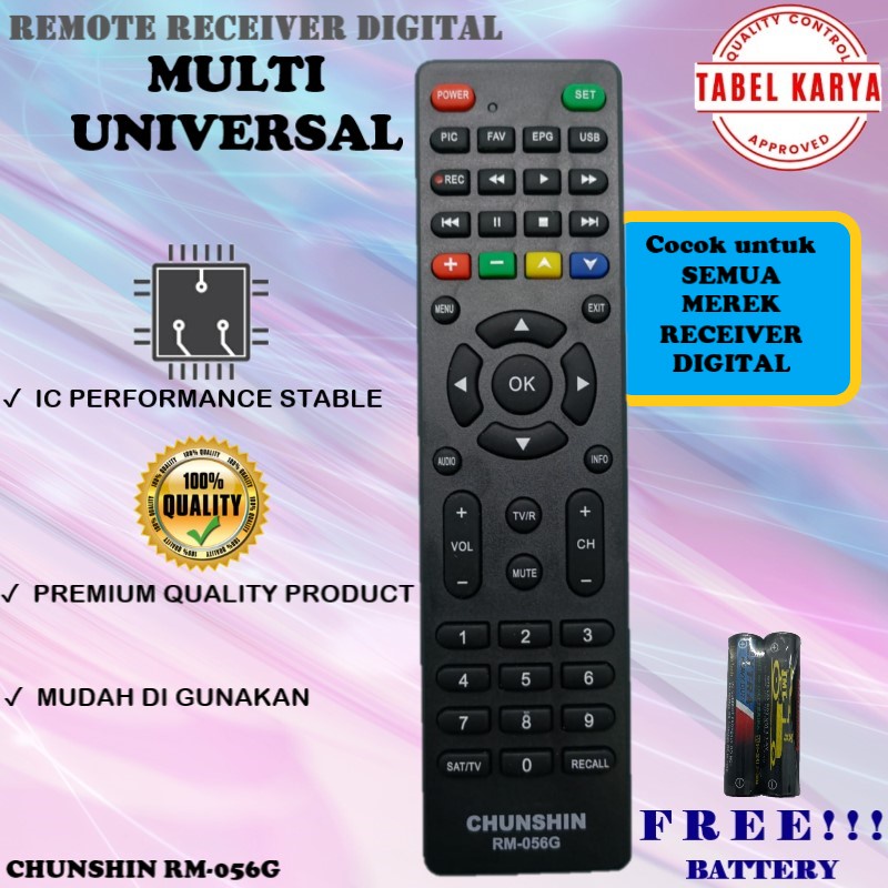 REMOTE REMOT RECEIVER DIGITAL MULTI UNIVERSAL