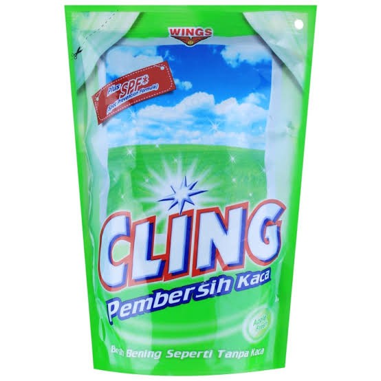 CLING PEMBERSIH KACA 425 ML REFILL ISI ULANG CAIRAN PEMBERSIH KACA CLING