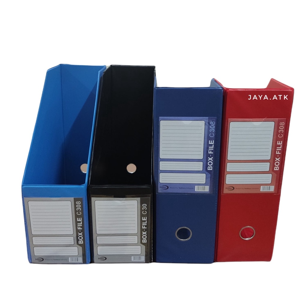 

BOX FILE LIPAT BOKS DOKUMEN FOLIO WARNA RING HOLDER PVC TEBAL YUSHINCA