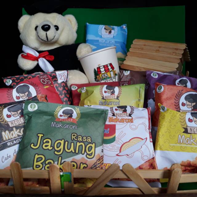 

Makaroni Ngocor Level 15 Rasa Original Snack Pedas Murah