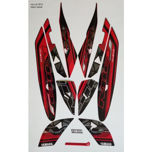 STRIPING MIO J 2012 MERAH
