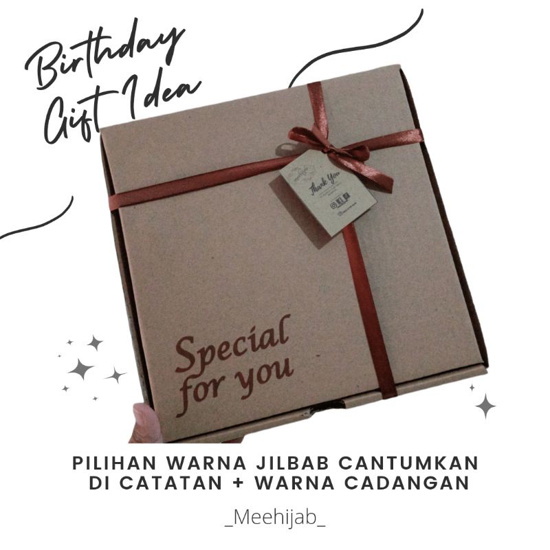 HAMPERS JILBAB GIFTBOX  HIJAB MURAH HADIAH WISUDA PERNIKAHAN KADO