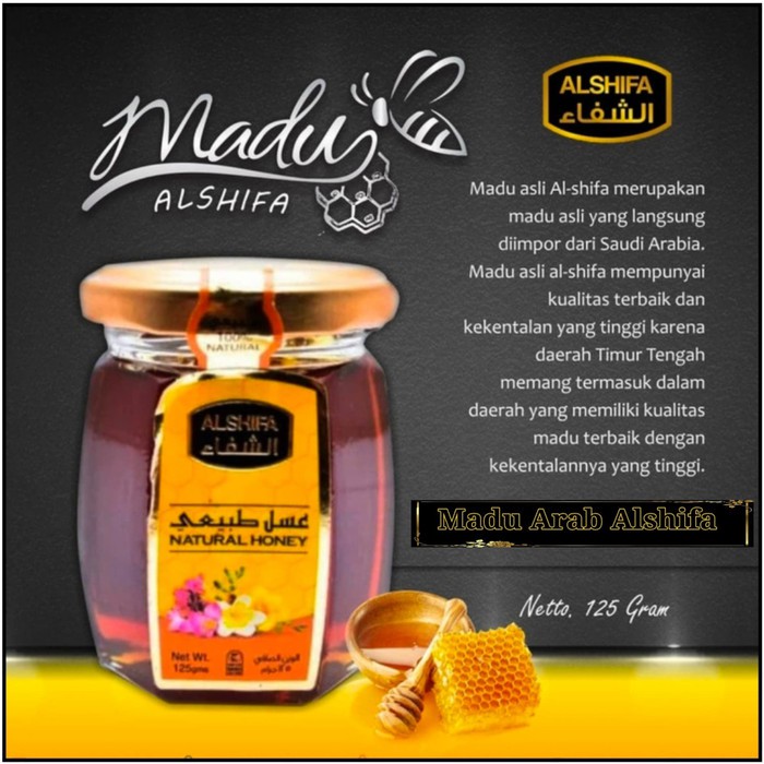 

Madu arab AL SHIFA natural honey 125gr