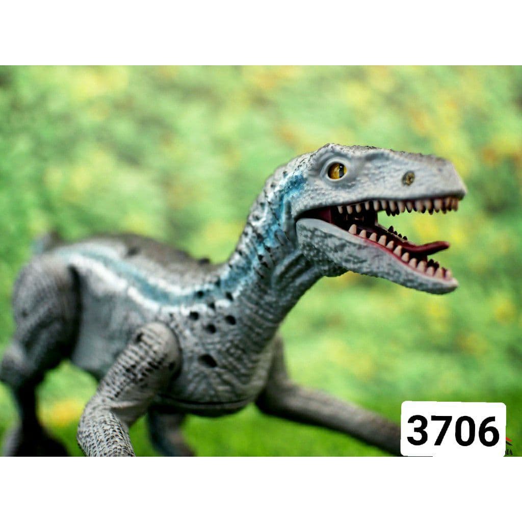 RC Dinosaur Robot Dinosaurus Velociraptor 6 Suara (Pteosaurus Tyrannosaurus Triceratops)