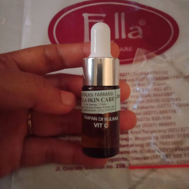 Ella skincare serum vitamin C