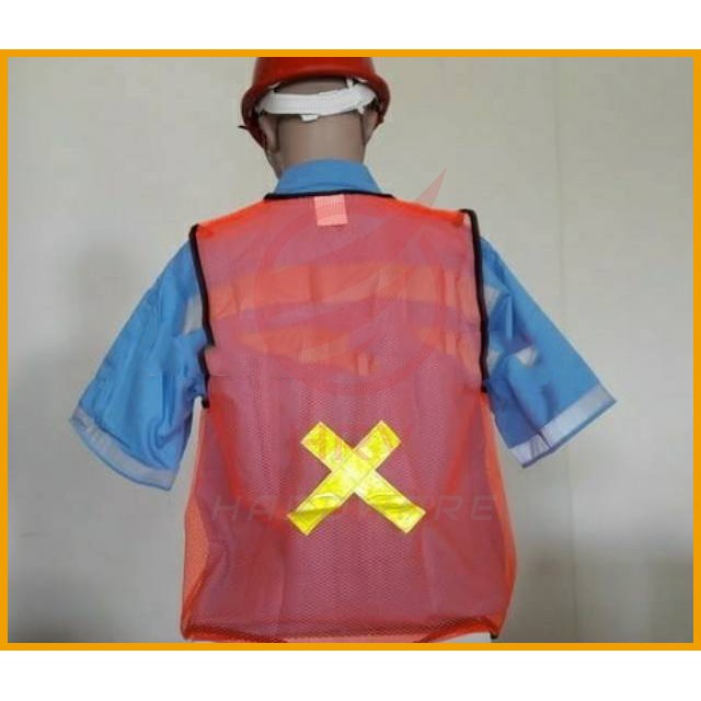 Rompi Jaring Safety Rompi Jala Proyek Safety Vest Scotlite Polyester