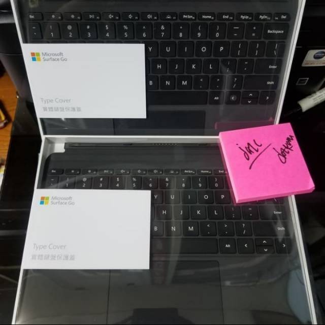 Microsoft Surface GO4 / GO2 / GO3 Keyboard Type Cover Black Original
